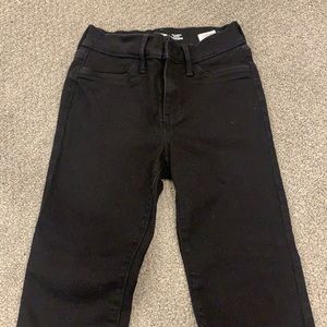 Black old navy ballerina jeggings size 12